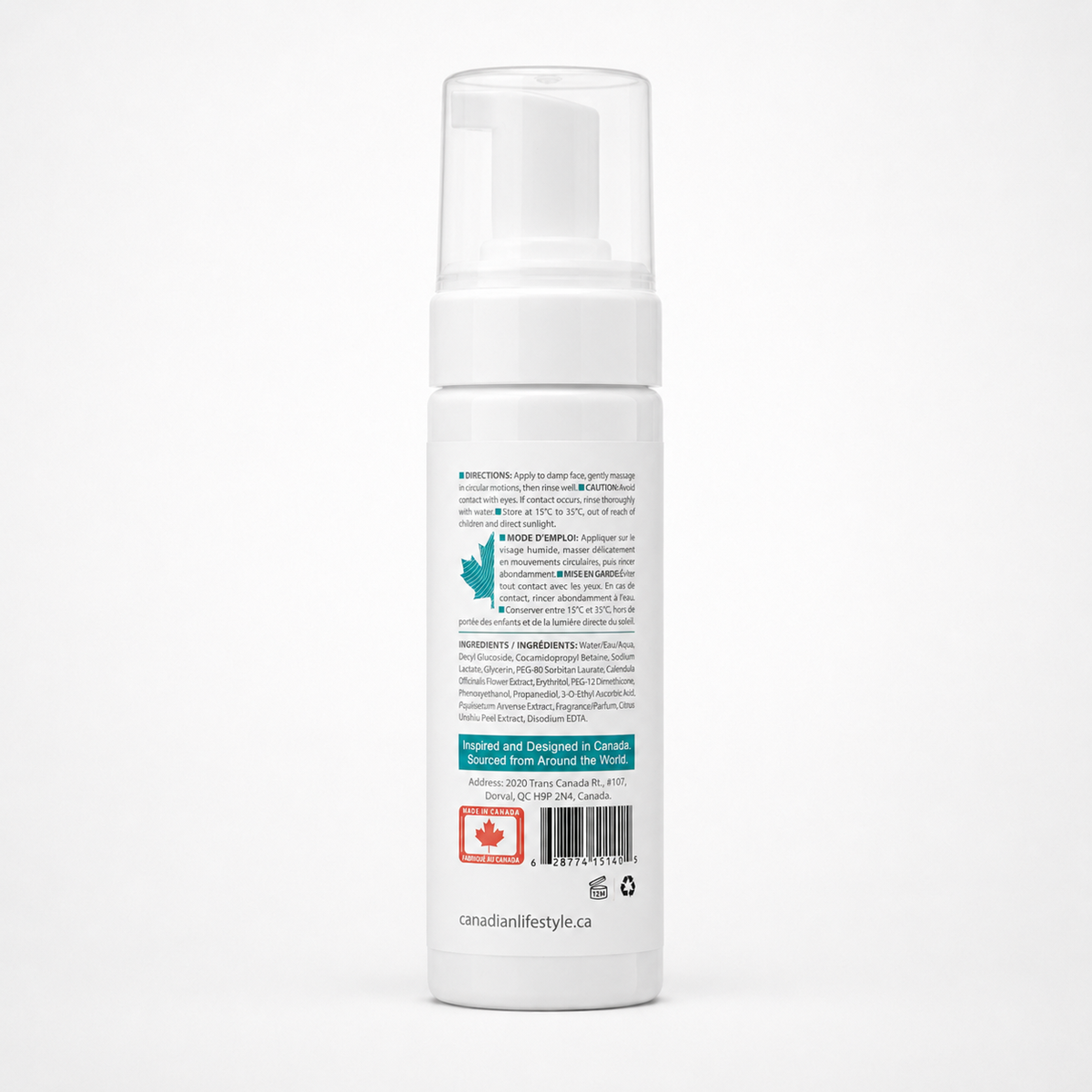 Face Wash Foam Normal Skin – 150 ml