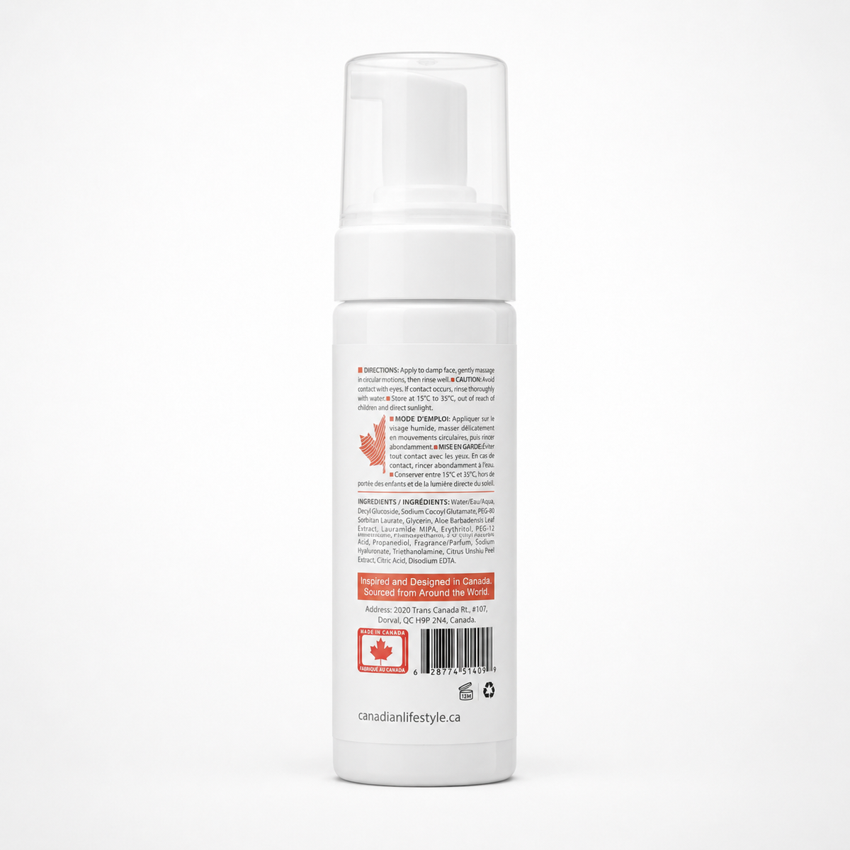 Face Wash Foam Dry Skin – 150 ml